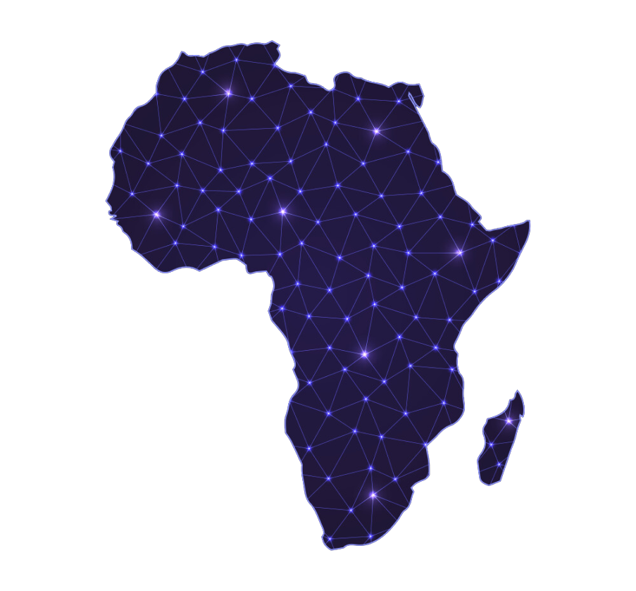 Connected Africa Map